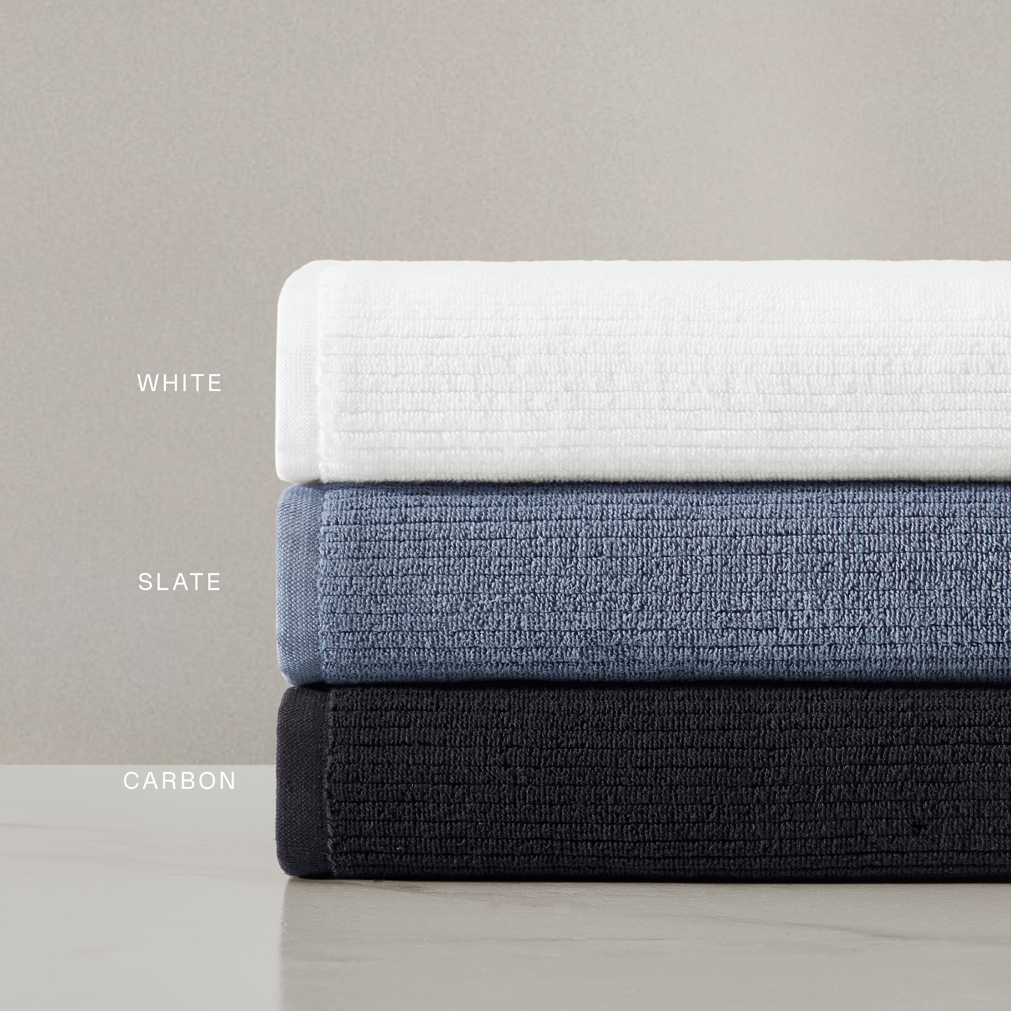 pure parima egyptian cotton ribbed towels 