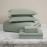 pure parima egyptian cotton european linen sage