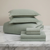 pure parima egyptian cotton european linen sage