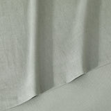 pure parima egyptian cotton european linen sheet set sage