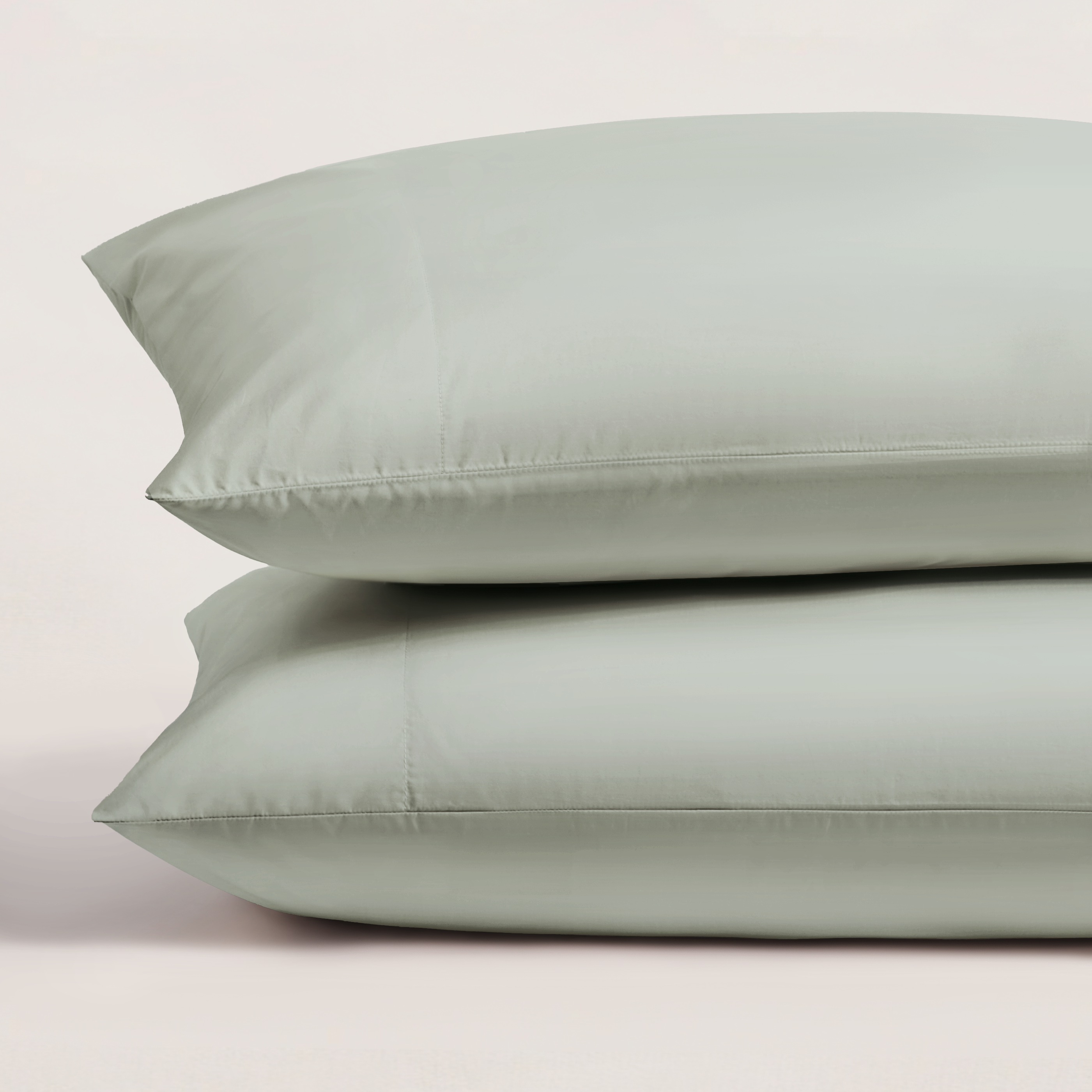 pure parima egyptian cotton ultra percale pillowcase set salt