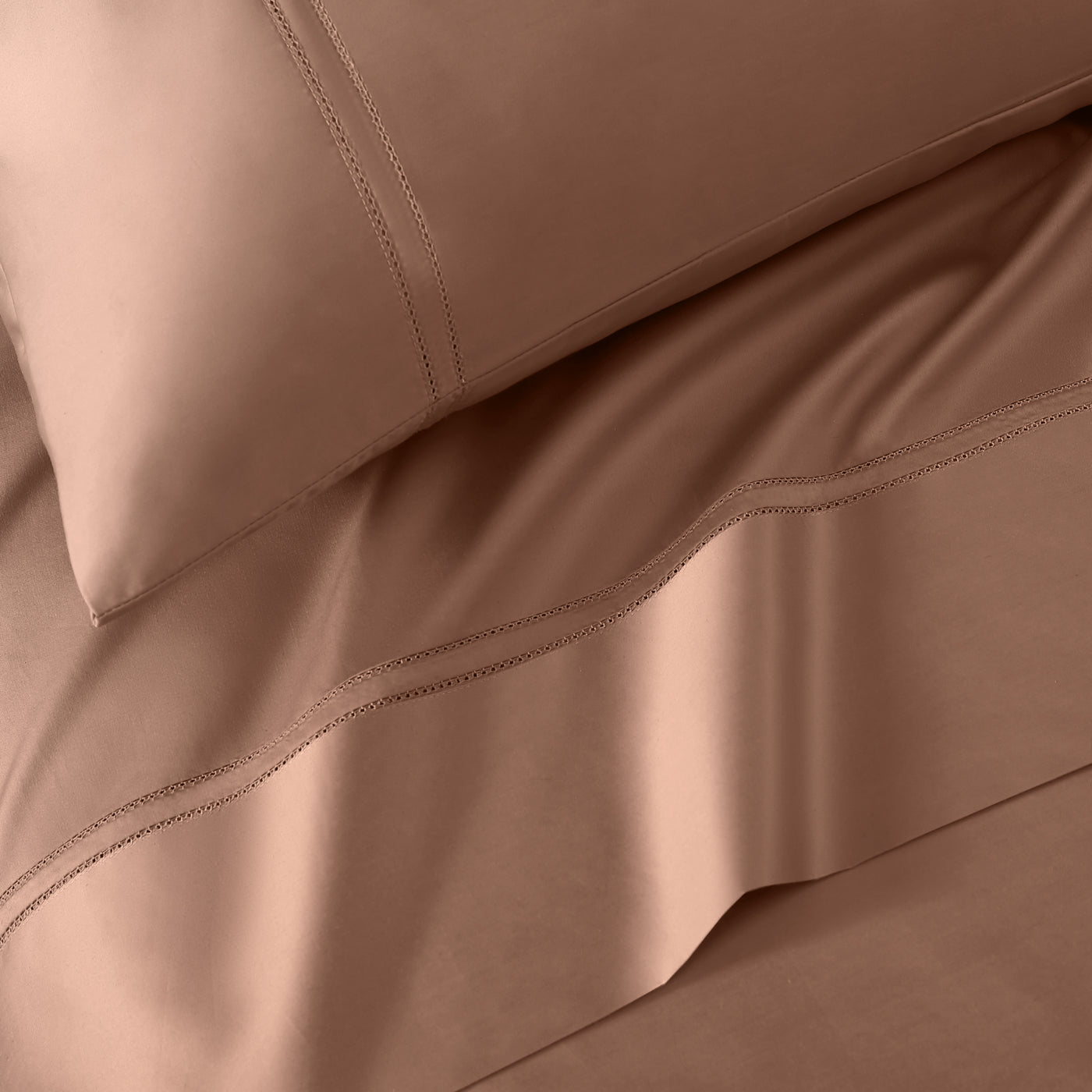 Pure Parima Egyptian Cotton Sheets Yalda Sheet Set | 100% Giza Egyptian Cotton#color_canyon