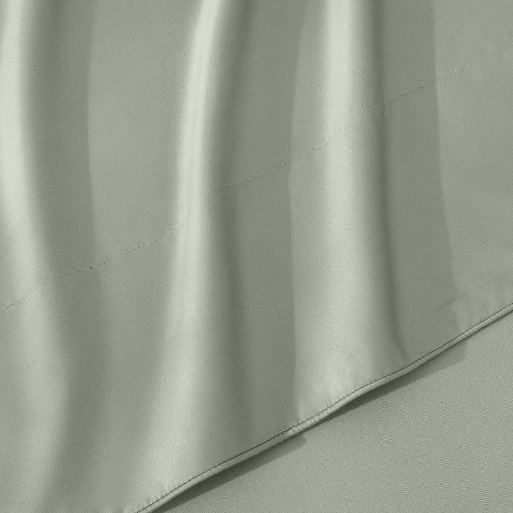 Silken Sateen Sheet Set Pure Parima Tencel Egyptian Cotton Silk#color_mist