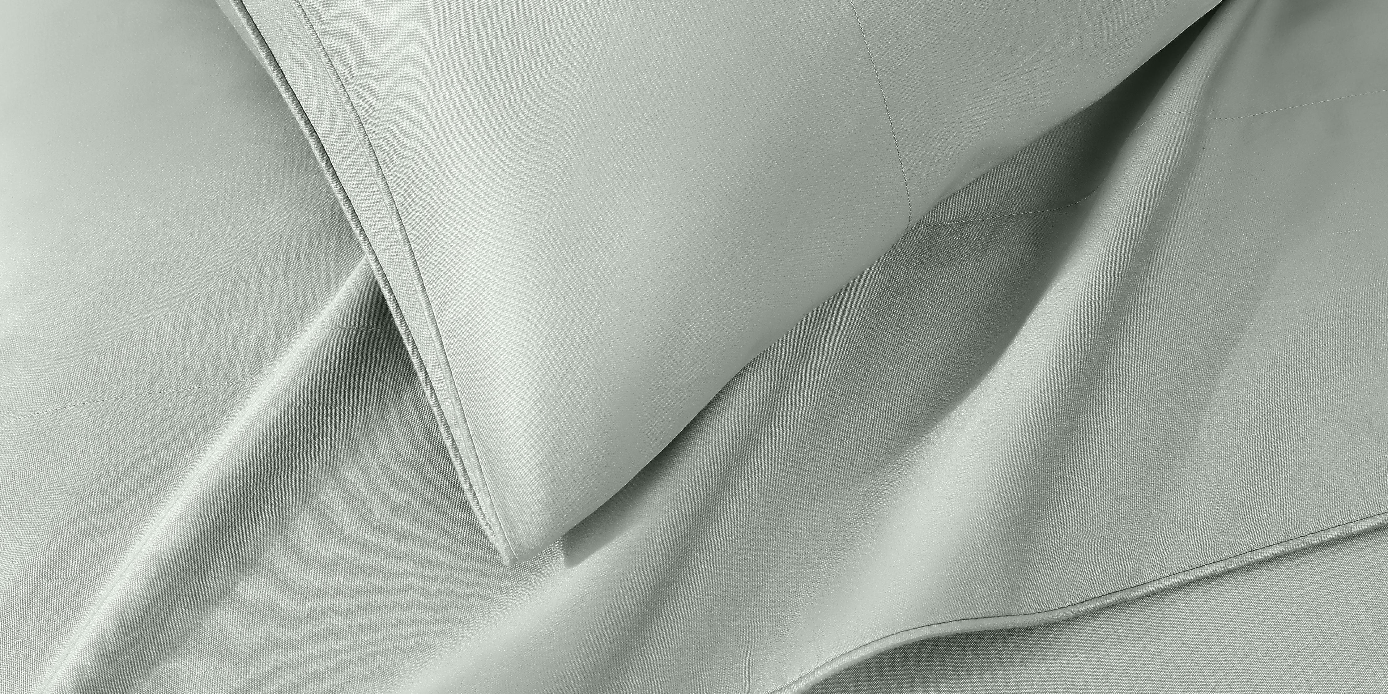 Silken Sateen Sheet Set Pure Parima Tencel Egyptian Cotton Silk#color_mist