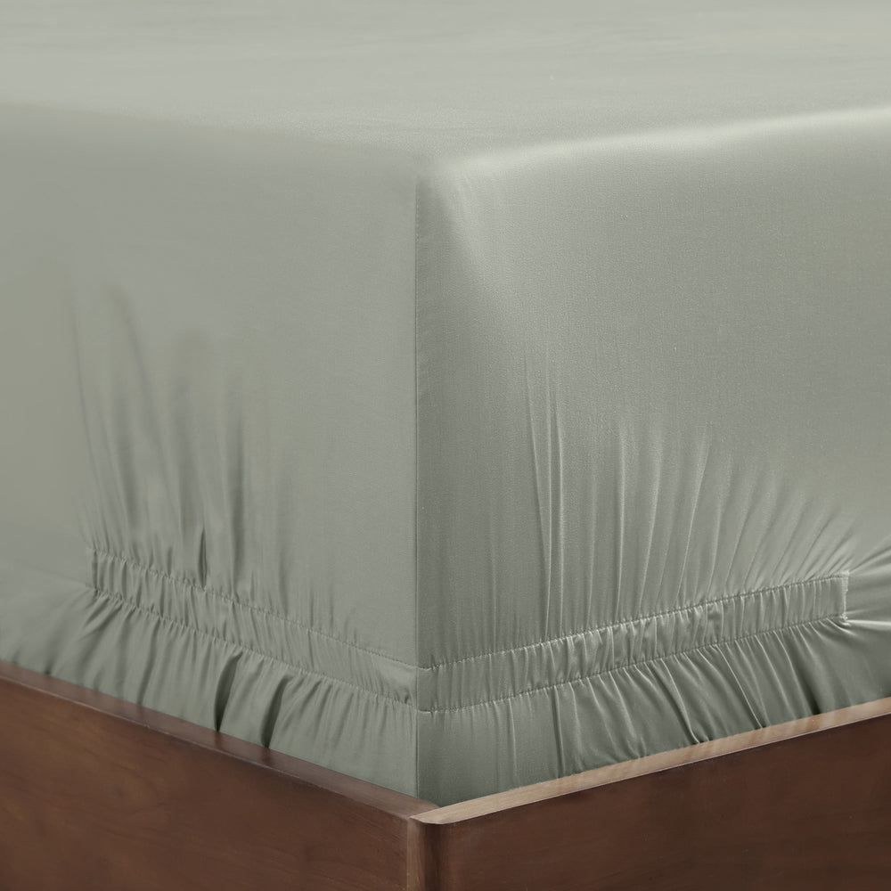 Silken Sateen Sheet Set Pure Parima Tencel Egyptian Cotton Silk#color_mist