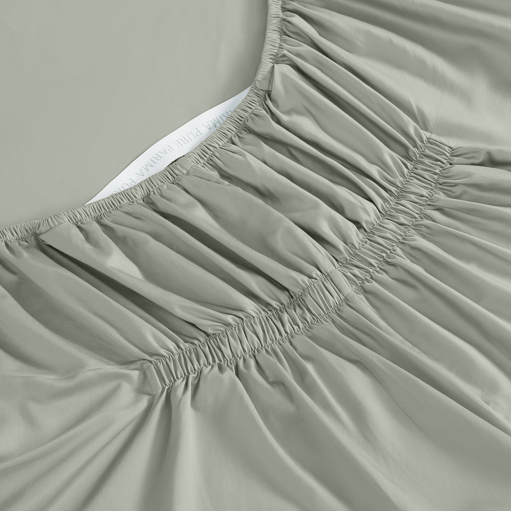 Silken Sateen Sheet Set Pure Parima Tencel Egyptian Cotton Silk#color_mist