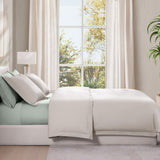Silken Sateen Sheet Set Pure Parima Tencel Egyptian Cotton Silk#color_mist