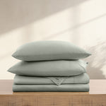 Silken Sateen Sheet Set Pure Parima Tencel Egyptian Cotton Silk#color_mist