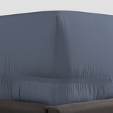pure parima egyptian cotton fitted sheet ultra percale slate