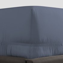 pure parima egyptian cotton fitted sheet ultra percale slate