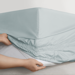 pure parima sateen adjustable fitted sheet spa