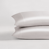 pure parima silken sateen tencel pillowcase oyster