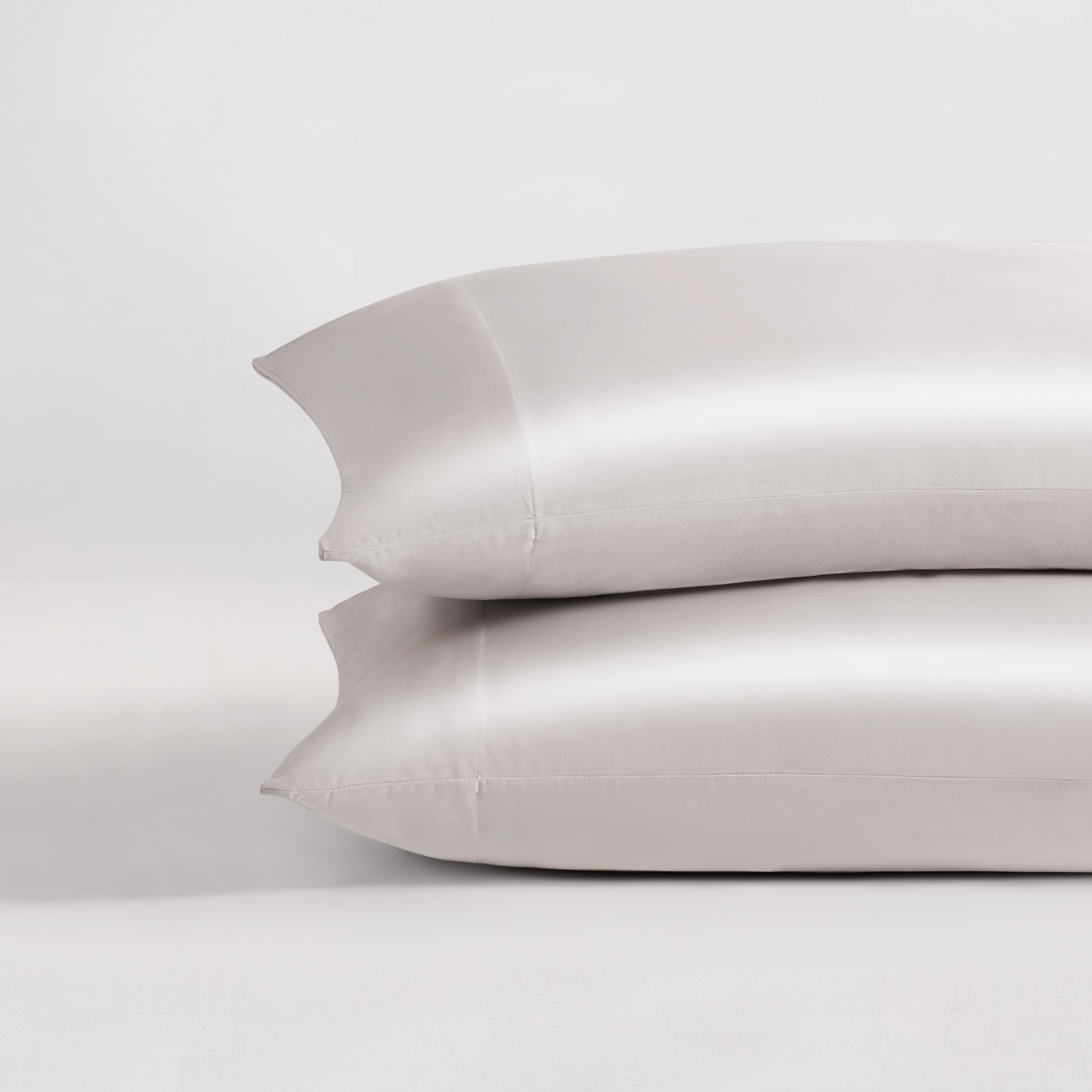 pure parima silken sateen tencel pillowcase oyster