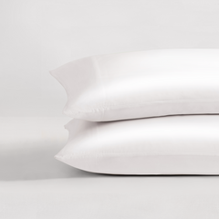 pure parima silken sateen tencel pillowcase pearl
