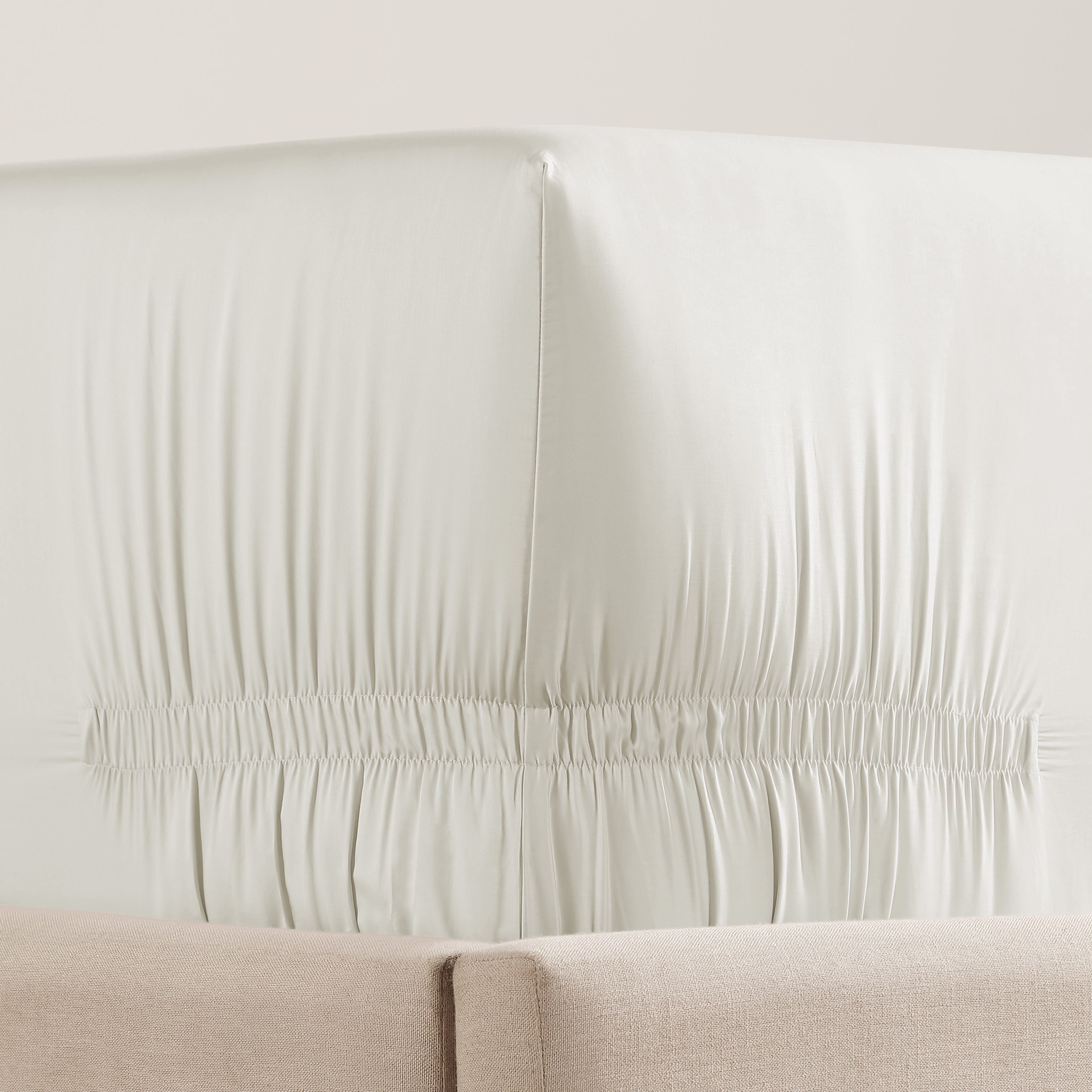 pure parima egyptian cotton adjustable silken sateen fitted sheet shell