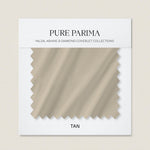 signature sateen swatch tan