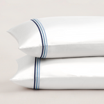 pure parima egyptian cotton pillowcase set triple luxe sateen ocean