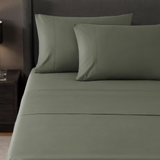 pure parima egyptian cotton ultra percale sheets olive
