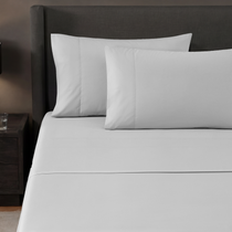 pure parima egyptian cotton ultra percale sheets steel