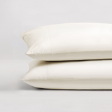 pure parima egyptian cotton ultra percale pillowcase bone