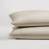 pure parima egyptian cotton ultra percale pillowcase flax