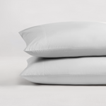 pure parima egyptian cotton ultra percale pillowcase steel