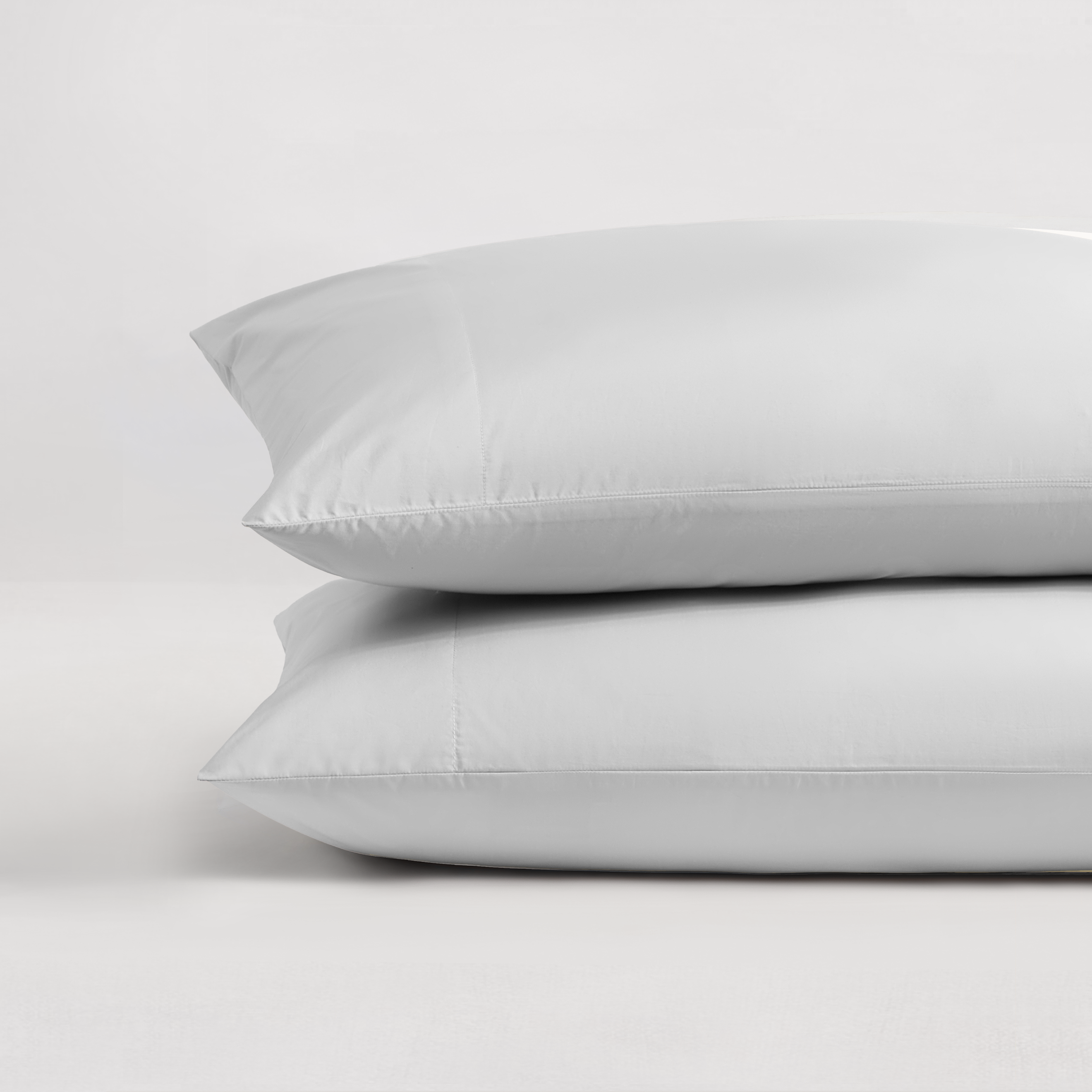 pure parima egyptian cotton ultra percale pillowcase steel