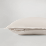 pure parima egyptian cotton percale euro sham natural