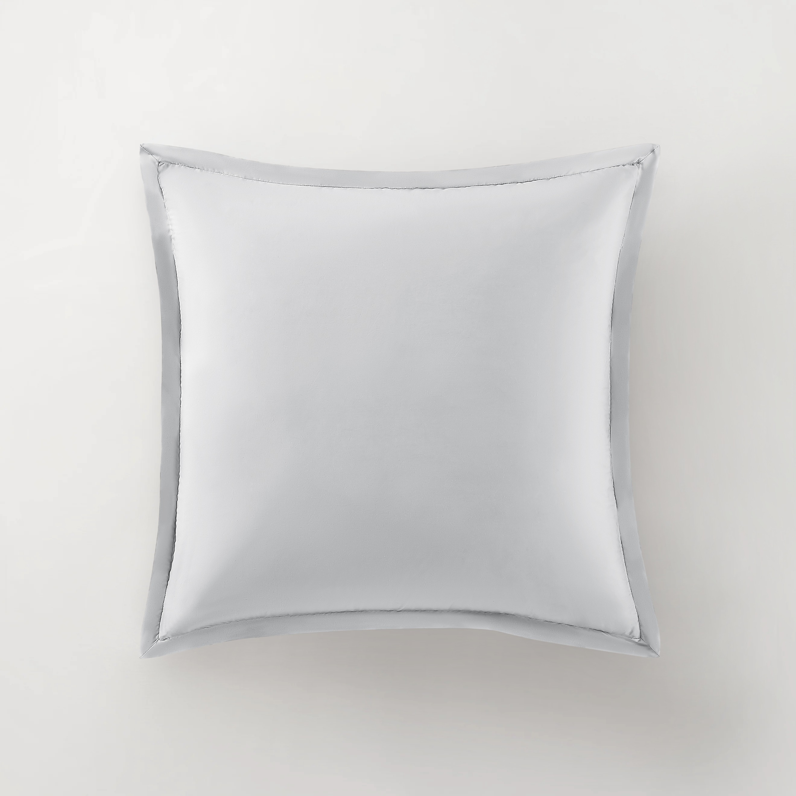 pure parima egyptian cotton percale euro sham steel