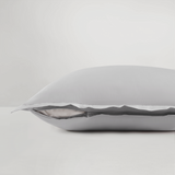 pure parima egyptian cotton percale euro sham steel