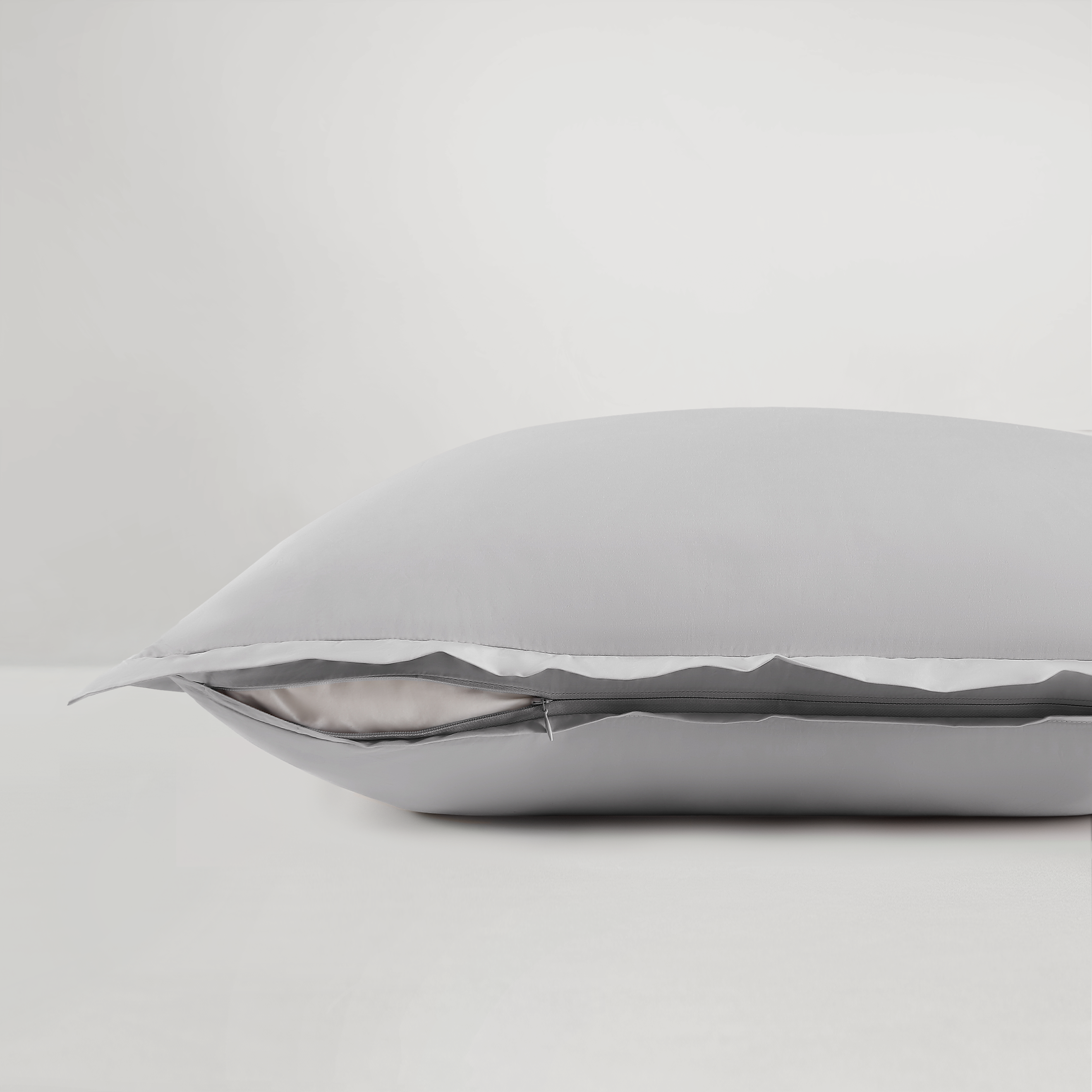 pure parima egyptian cotton percale euro sham steel