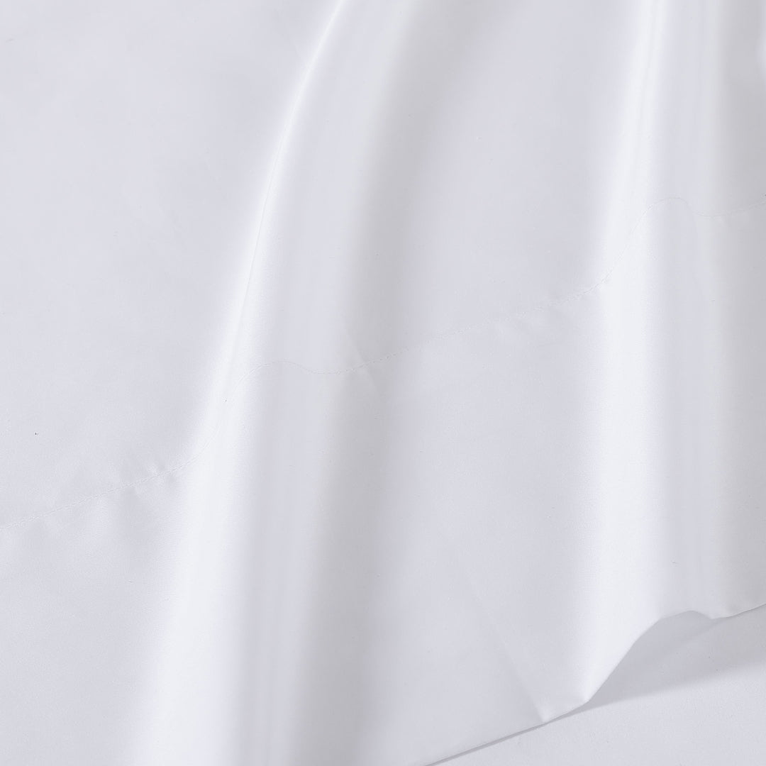 Pure Parima Egyptian Cotton Sheets Ultra Sateen Sheet Set#color_white