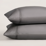 pure parima egyptian cotton yalda pillowcase set charcoal