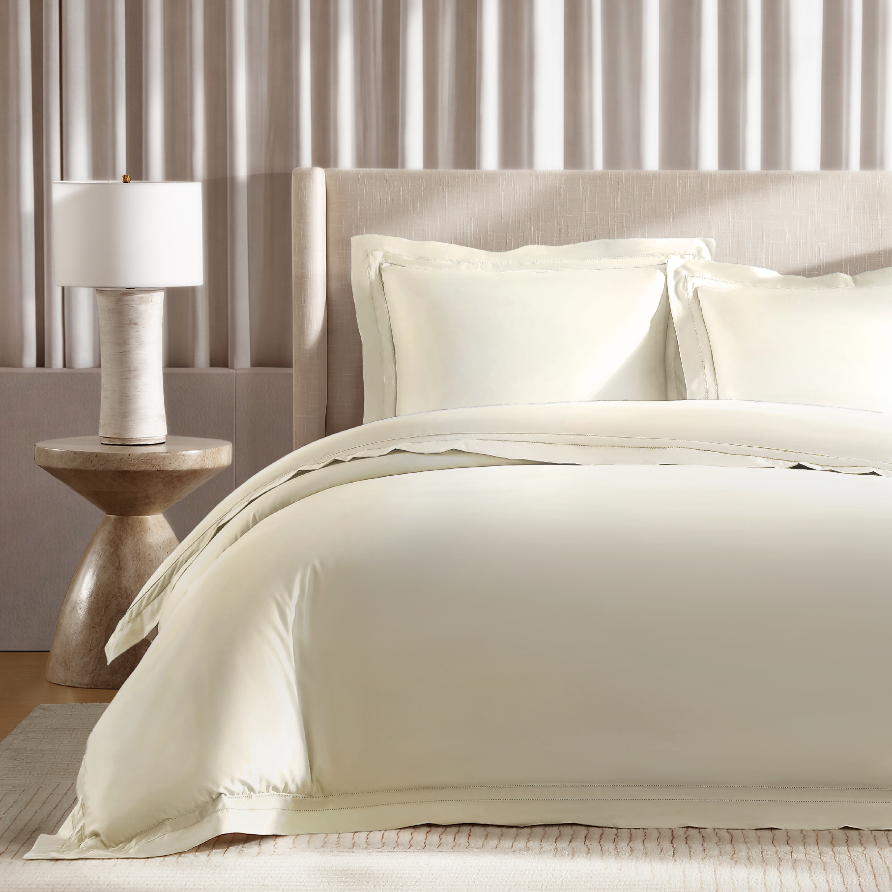 pure parima yalda egyptian cotton comfoter ivory