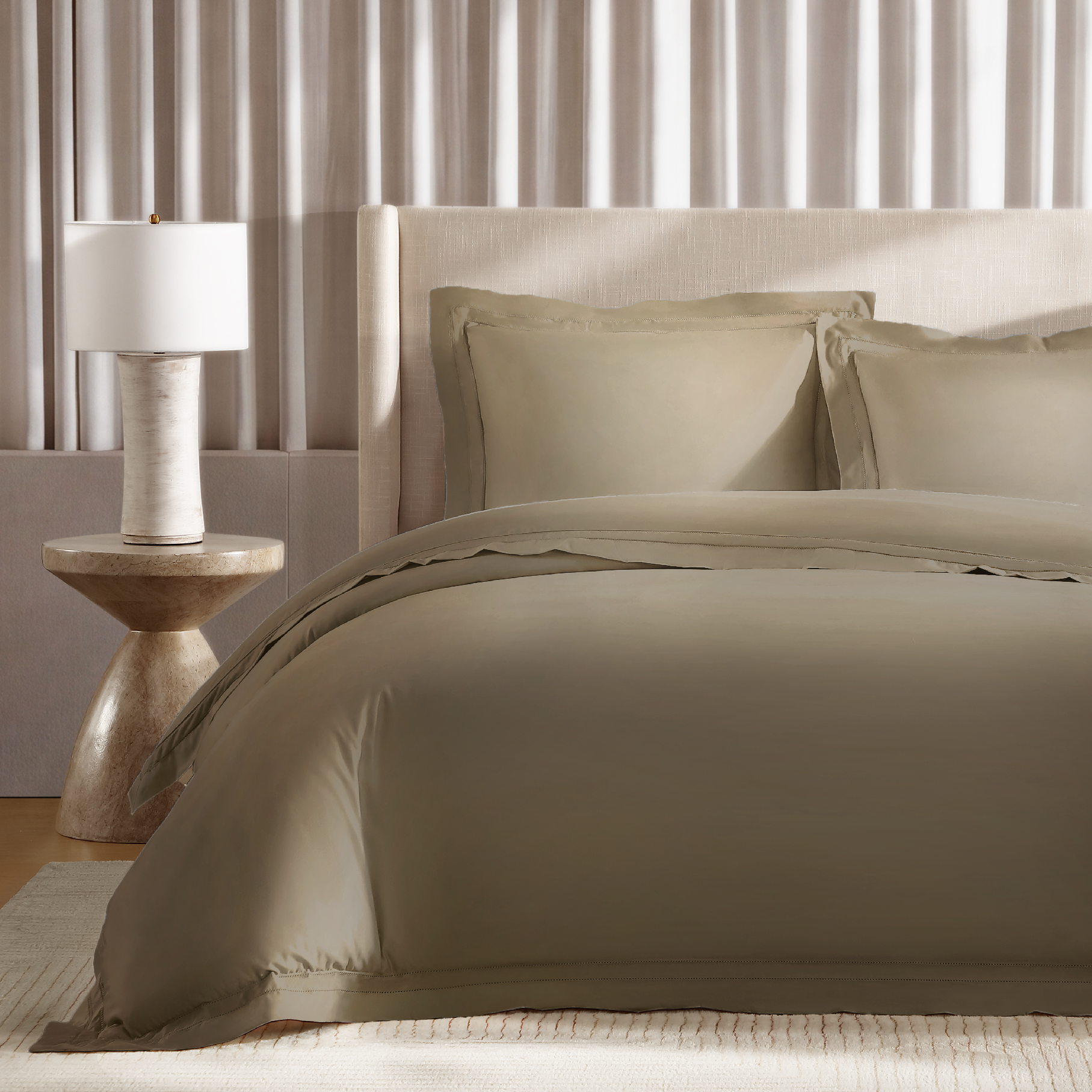 pure parima yalda egyptian cotton comfoter tan