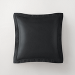 pure parima egyptian cotton yalda euro sham black