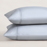 pure parima egyptian cotton yalda pillowcase set icy blue