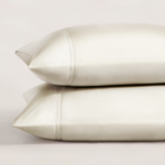 pure parima egyptian cotton yalda pillowcase set ivory