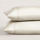 pure parima egyptian cotton yalda pillowcase set ivory