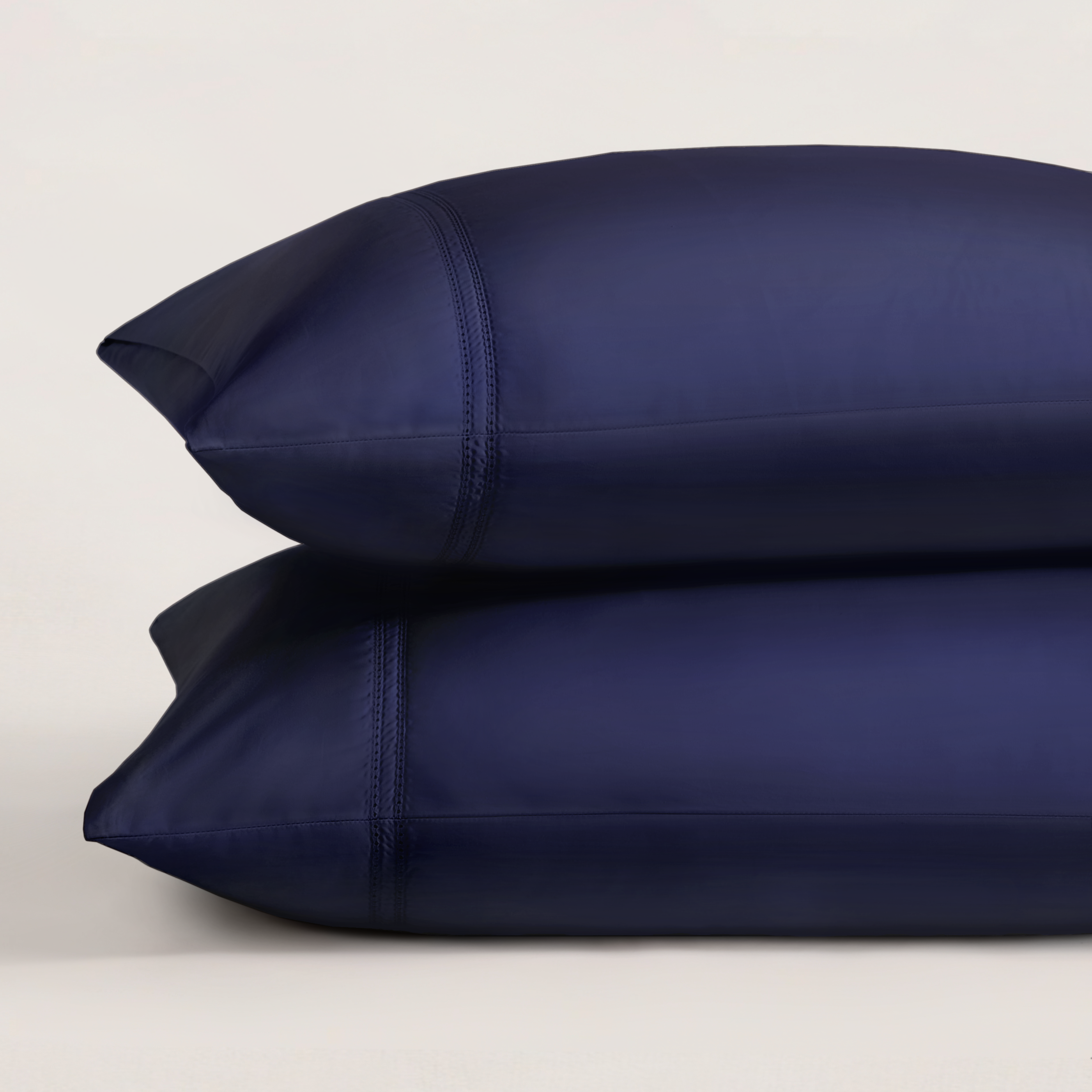pure parima egyptian cotton yalda pillowcase set midnight