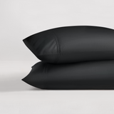 pure parima egyptian cotton yalda pillowcase black