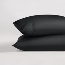 pure parima egyptian cotton yalda pillowcase black