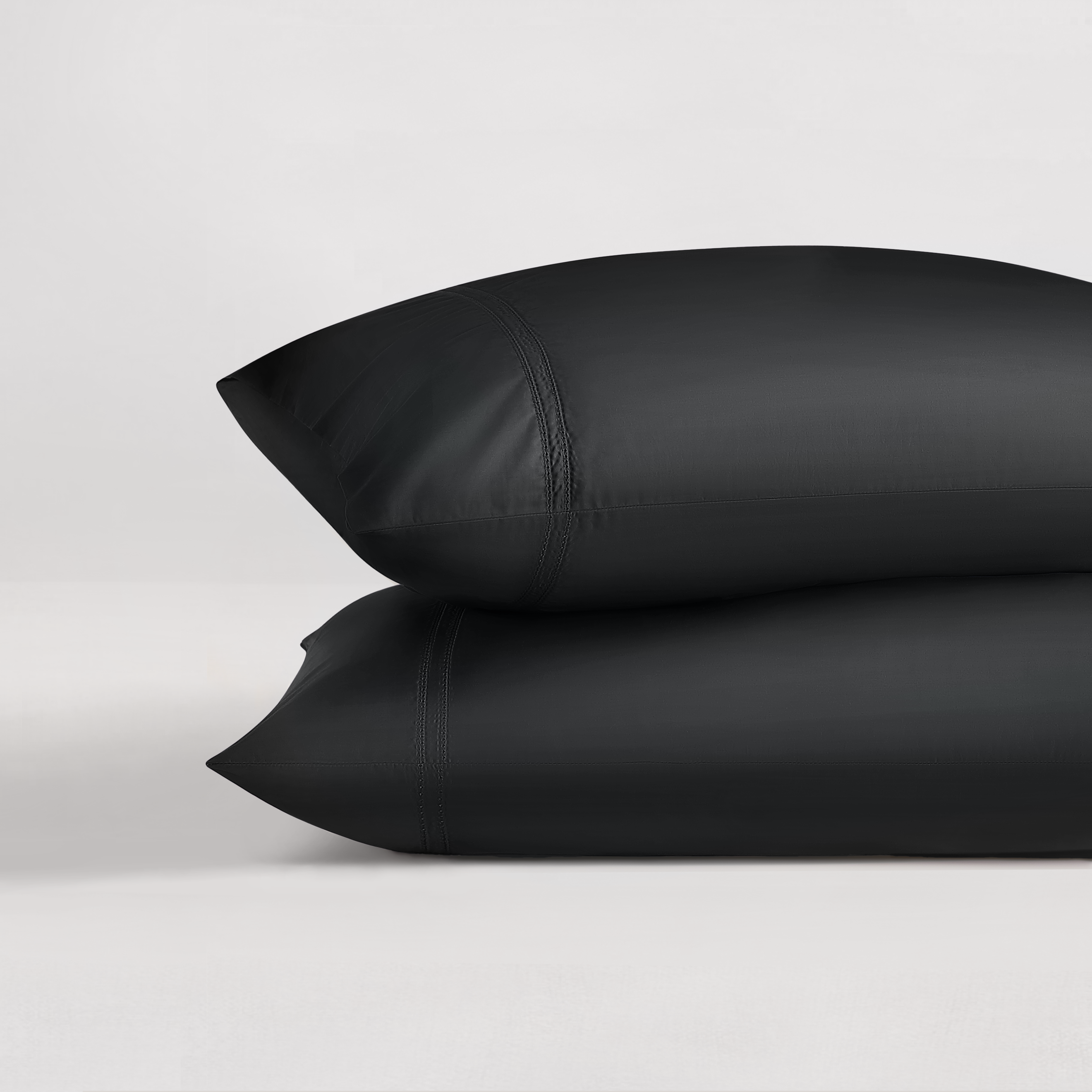 pure parima egyptian cotton yalda pillowcase black