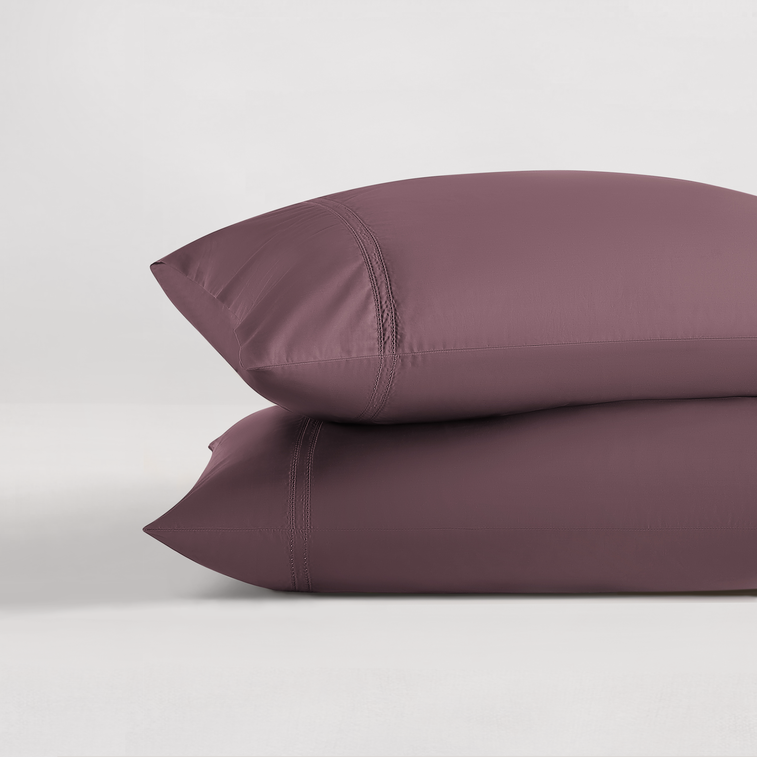 pure parima egyptian cotton yalda pillowcase raisin