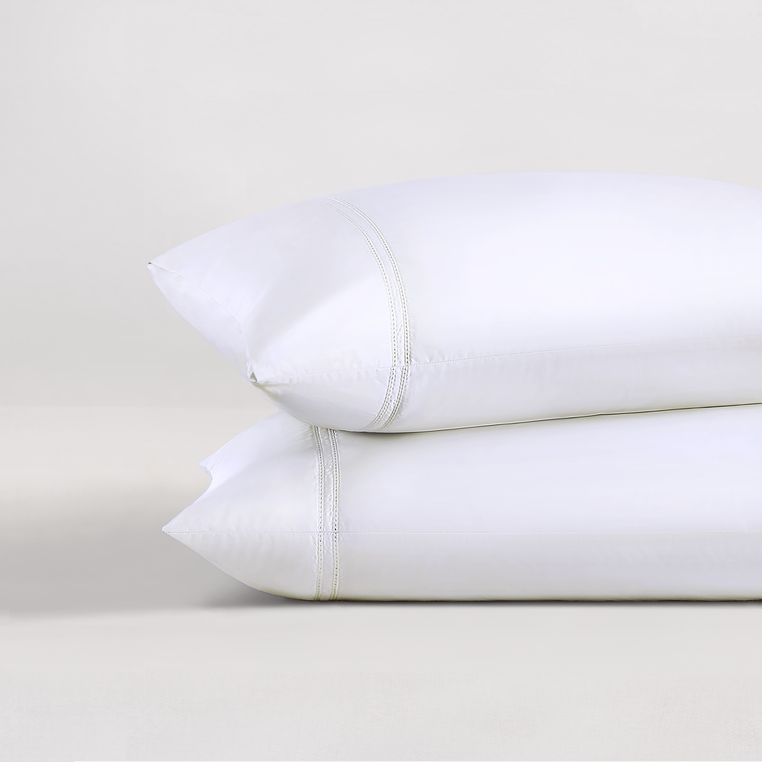 pure parima egyptian cotton yalda pillowcase white