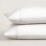 pure parima egyptian cotton yalda pillowcase set white