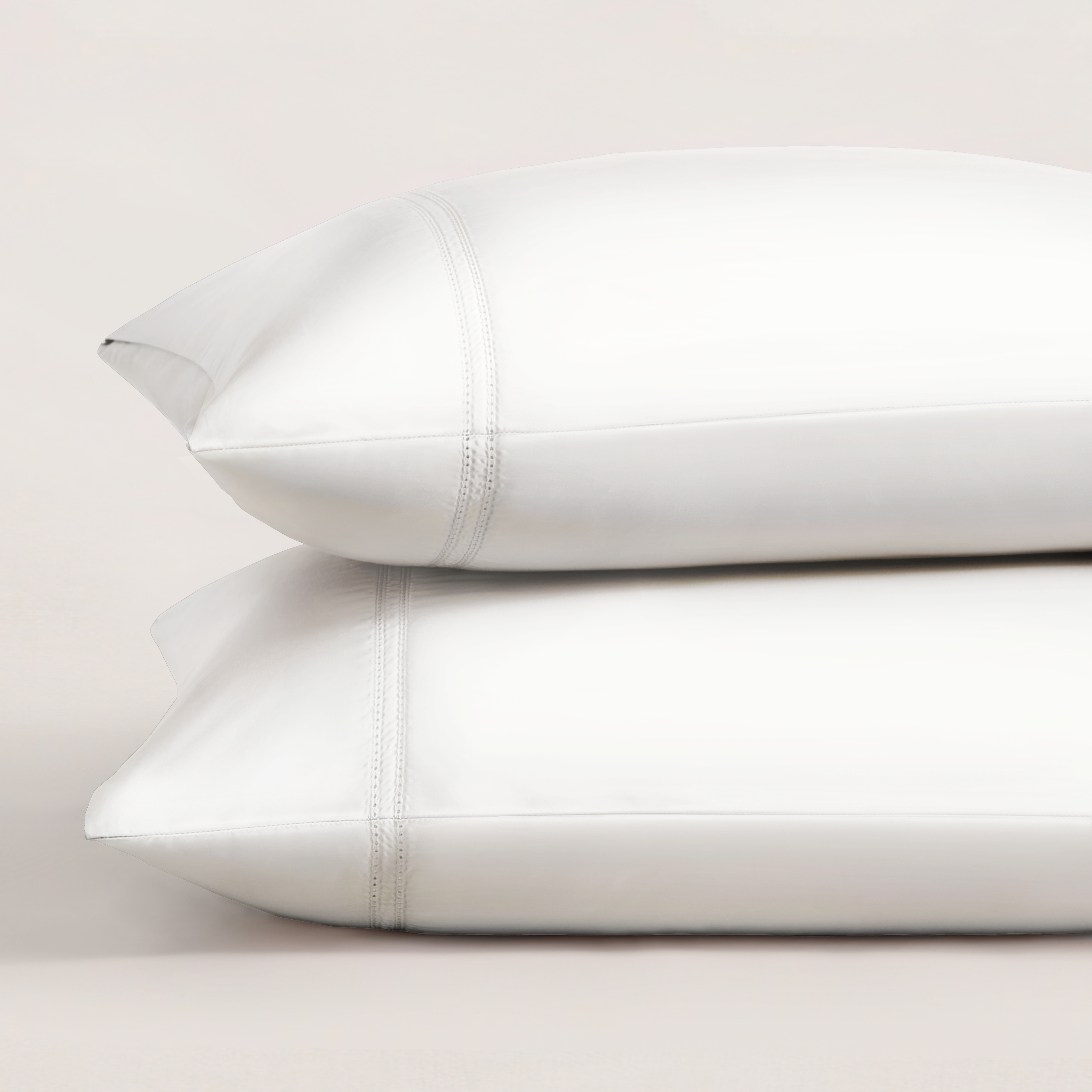pure parima egyptian cotton yalda pillowcase set white