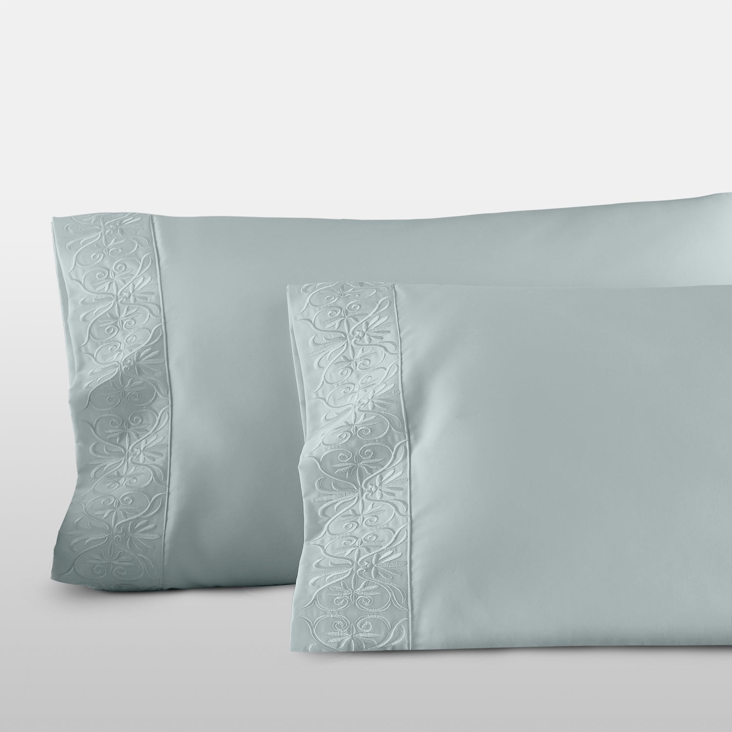 Pure Parima Egyptian Cotton Sheets Ariane Pillowcase Set#color_spa