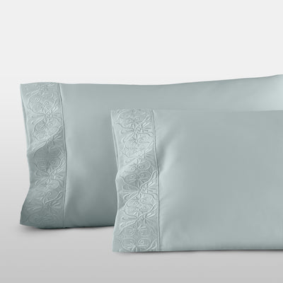 Pure Parima Egyptian Cotton Sheets Ariane Pillowcase Set#color_spa