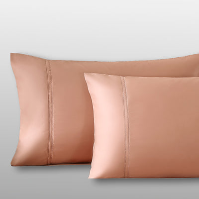 Pure Parima Egyptian Cotton Sheets Yalda Pillowcase Set#color_canyon